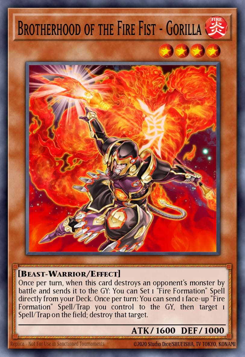 Brotherhood of the Fire Fist - Gorilla #CT11-EN003