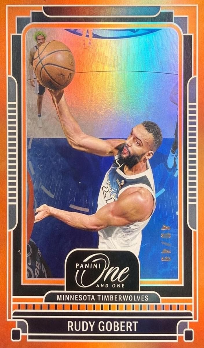 Rudy Gobert 2024 panini Panini One and One