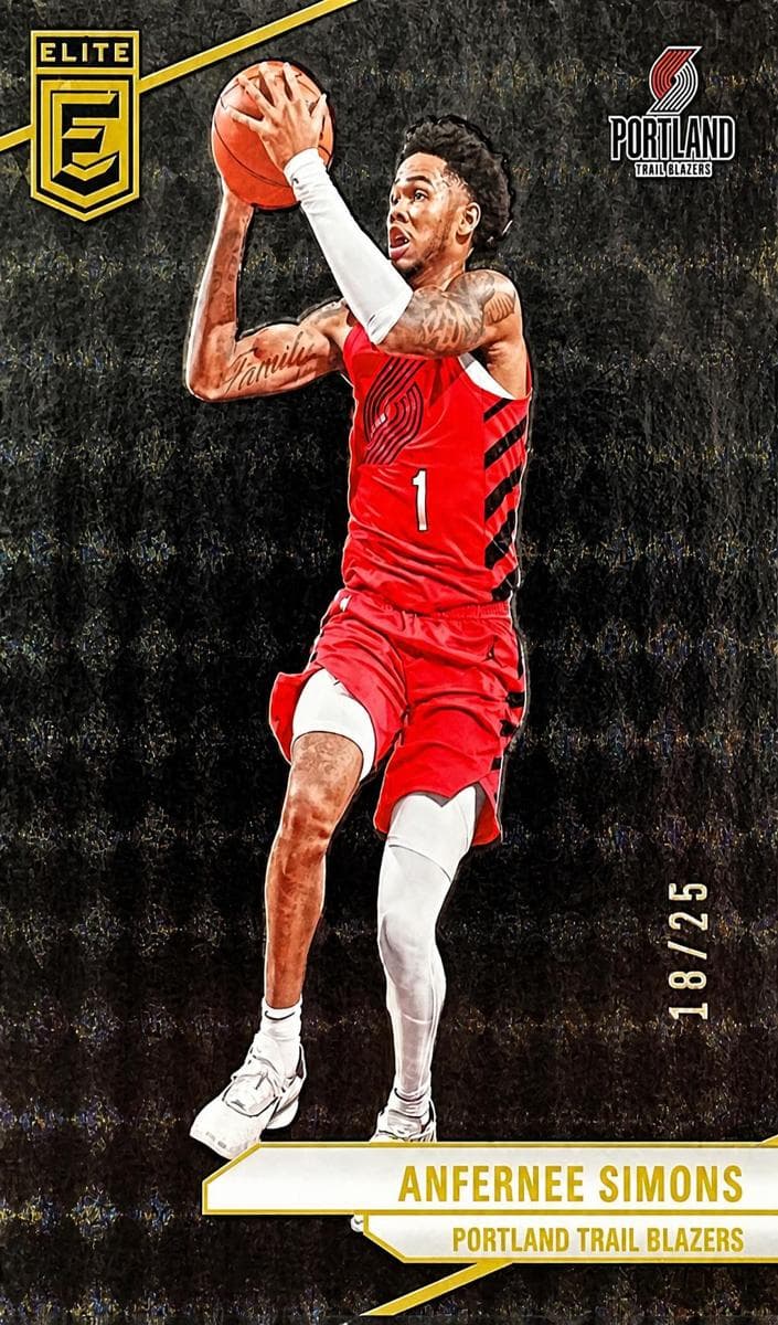 Anfernee Simons 2023 panini Donruss Elite