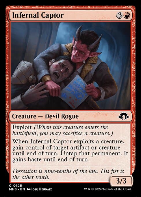 Infernal Captor 2024 Magic: The Gathering Modern Horizons 3