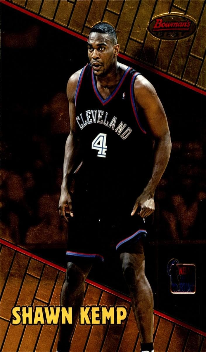 Shawn Kemp 1999 bowman Bowman's Best