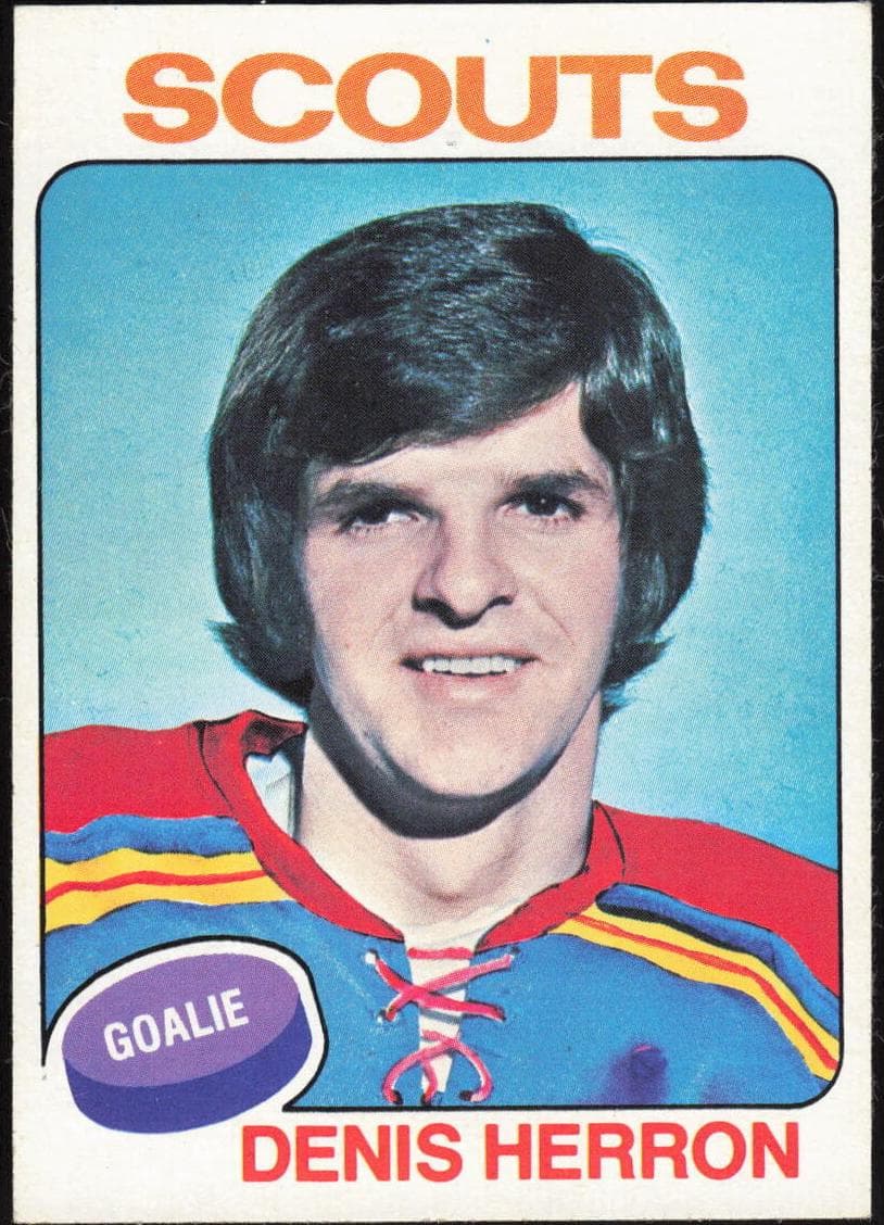 Denis Herron 1975 topps