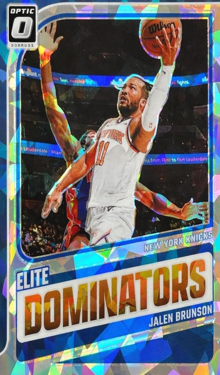 Jalen Brunson 2024 panini Donruss Optic