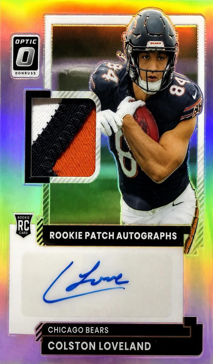 Colston Loveland 2025 panini Donruss Optic