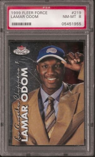 Lamar Odom 1999 fleer Force