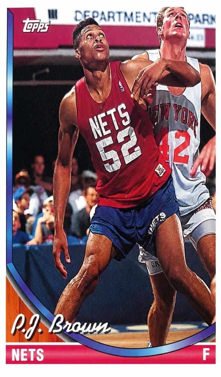 P.J. Brown 1993 topps Topps