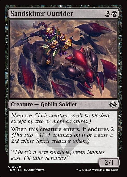 Sandskitter Outrider 2025 Magic: The Gathering Tarkir: Dragonstorm