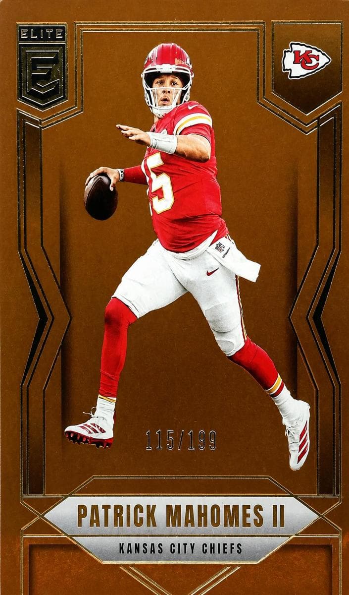 Patrick Mahomes II 2025 panini Donruss Elite