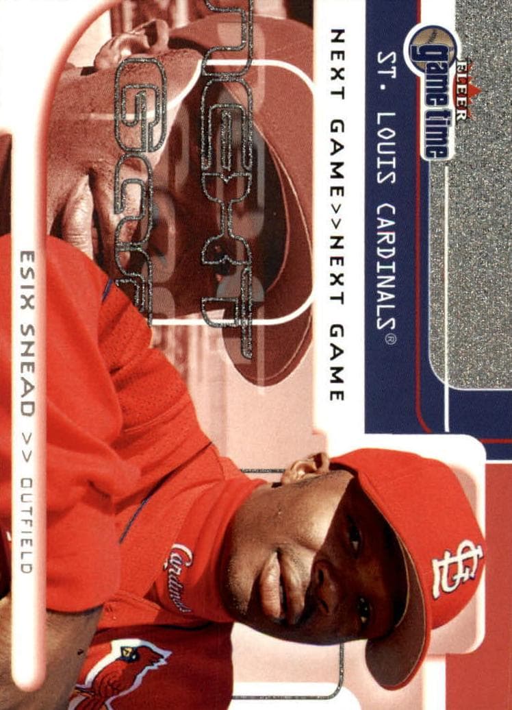 Esix Snead 2001 fleer Fleer Game Time