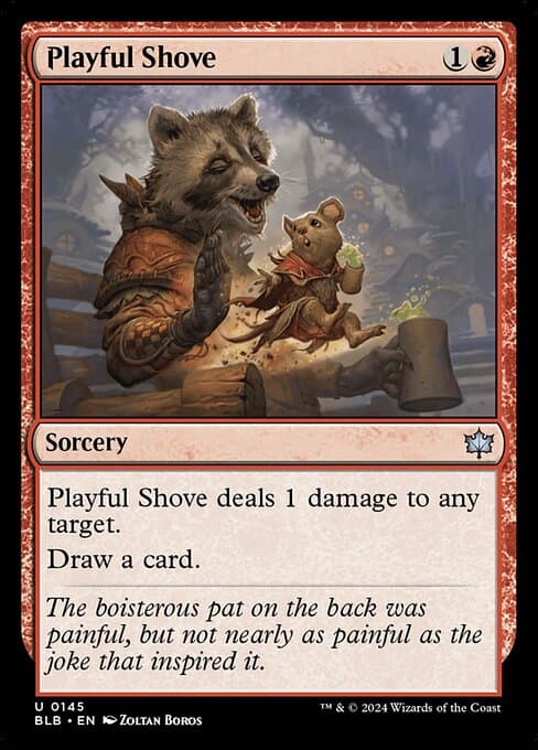 Playful Shove 2024 Magic: The Gathering Bloomburrow