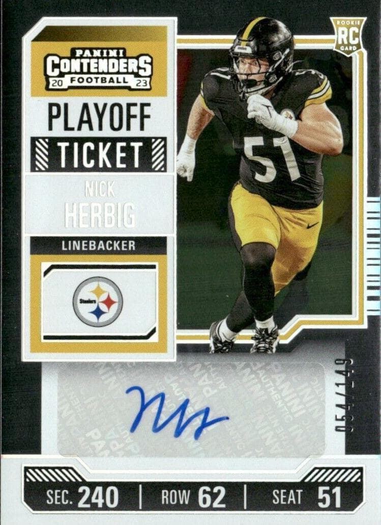 Nick Herbig 2023 panini Panini Contenders