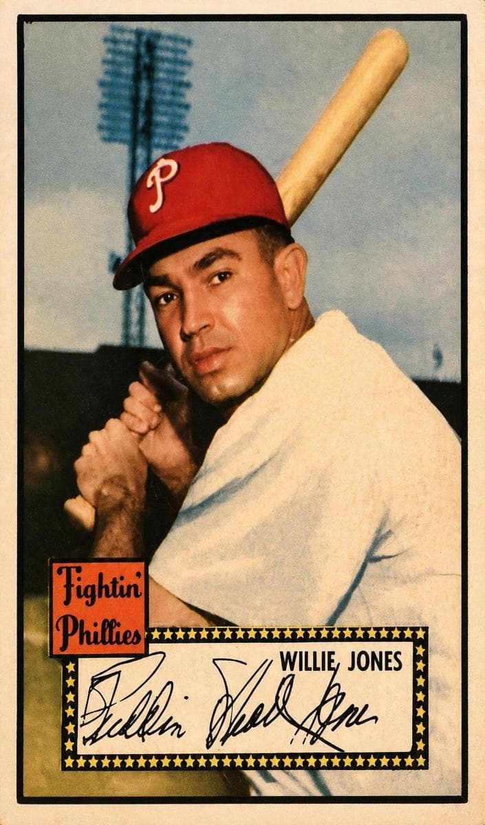 Willie Jones 1952 topps Topps