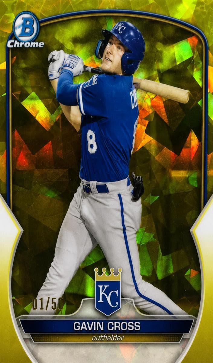 Gavin Cross 2023 bowman Bowman Chrome Sapphire Edition