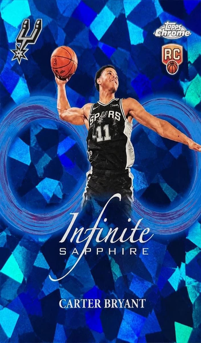 Carter Bryant 2025 topps Topps Chrome Sapphire
