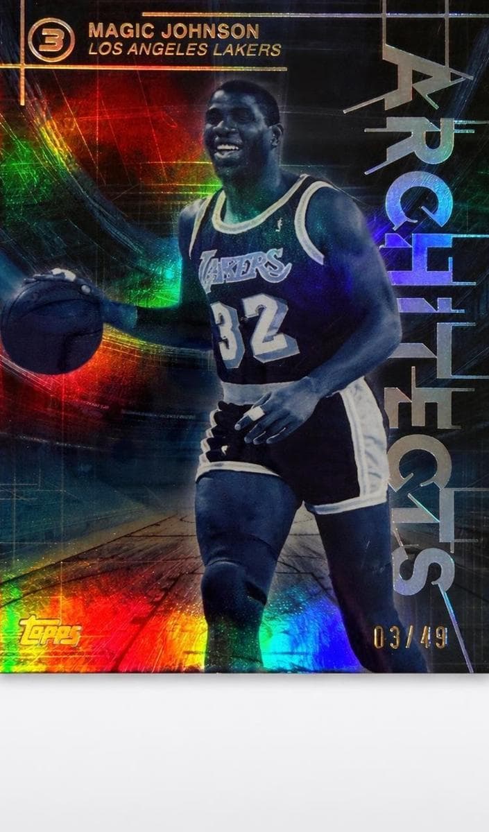 Magic Johnson 2025 topps Topps 3