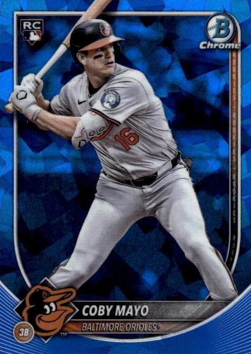 Coby Mayo 2025 bowman Bowman Chrome Sapphire Edition