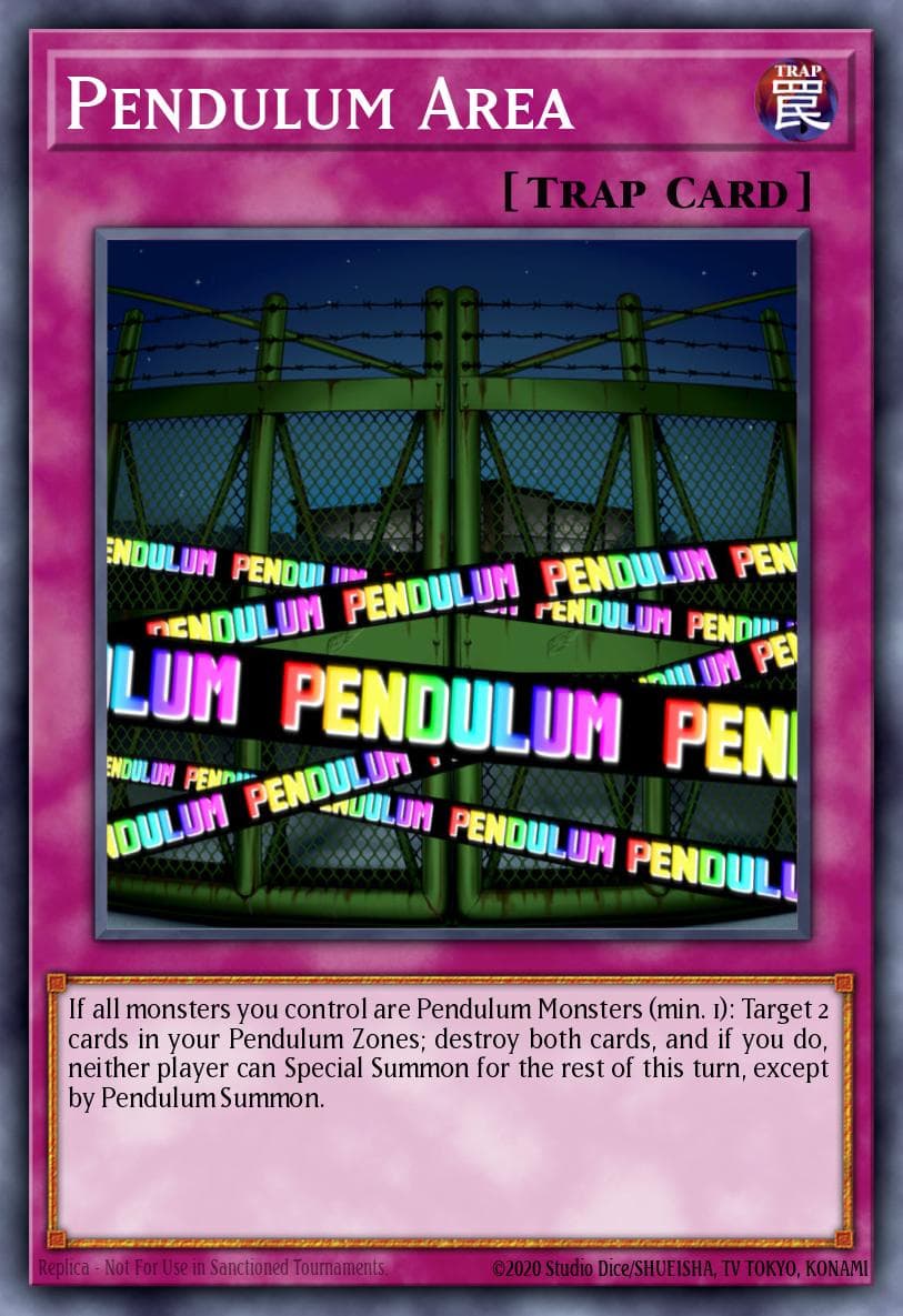 Pendulum Area 2015 Yu-Gi-Oh! Dimension of Chaos