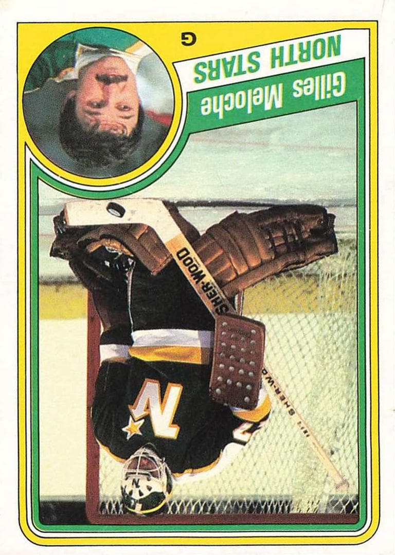 Gilles Meloche 1984 topps