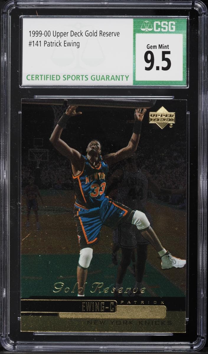 Patrick Ewing 1999 upper-deck Gold Reserve