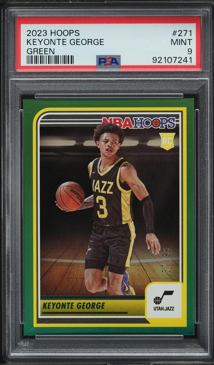 Keyonte George 2023 panini Hoops Premium Stock