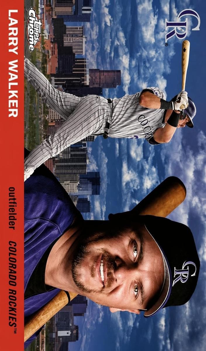 Larry Walker 2025 topps Topps Chrome Platinum