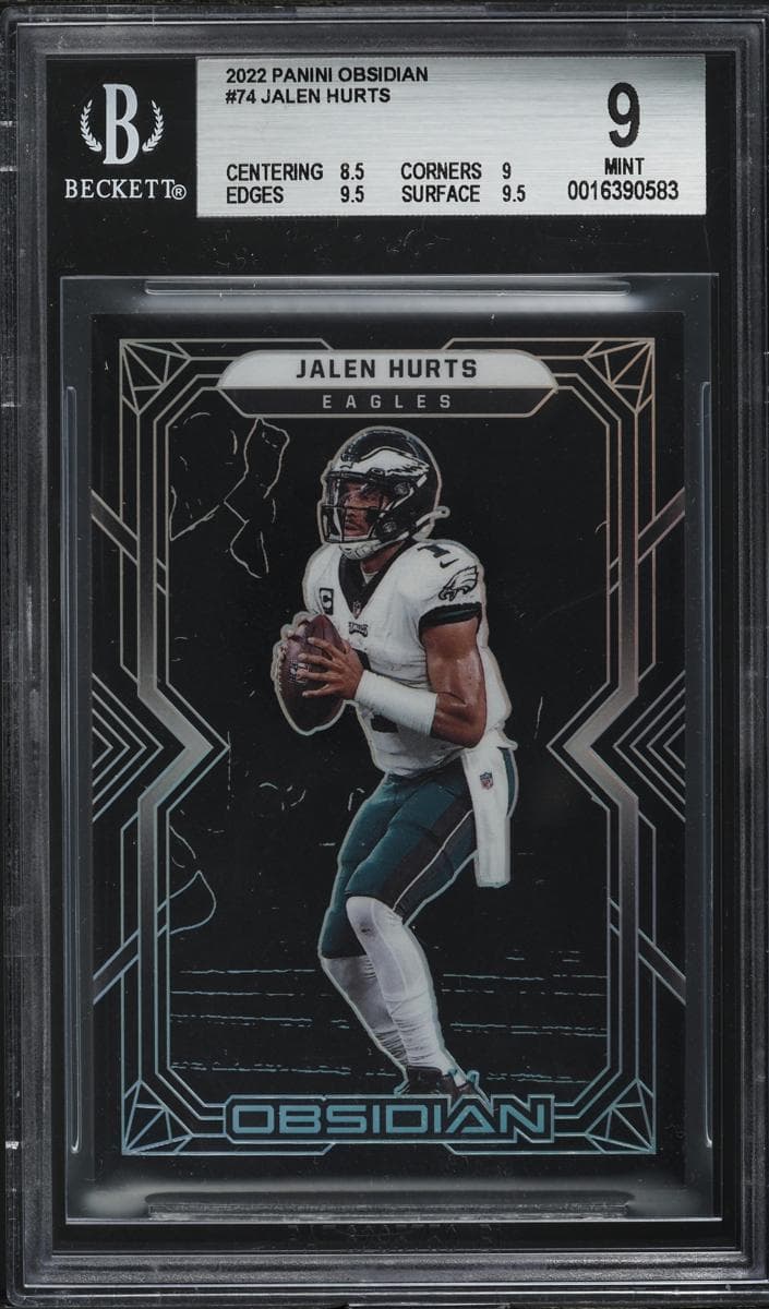 Jalen Hurts 2022 panini Panini Obsidian