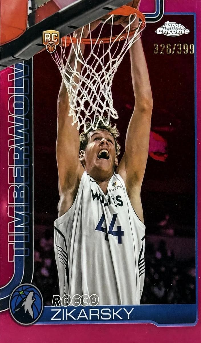 Liam McNeeley 2025 topps Topps Chrome