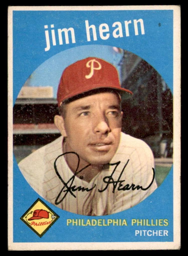 Jim Hearn 1959 topps Topps