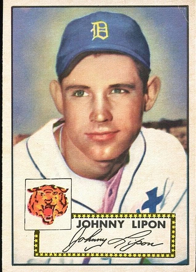 Johnny Lipon 1952 topps Topps