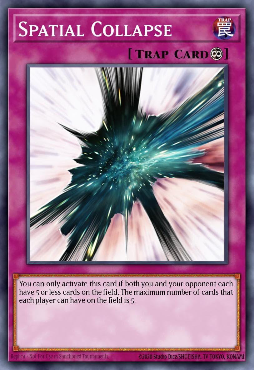 Spatial Collapse 2003 Yu-Gi-Oh! Japanese Controller of Chaos