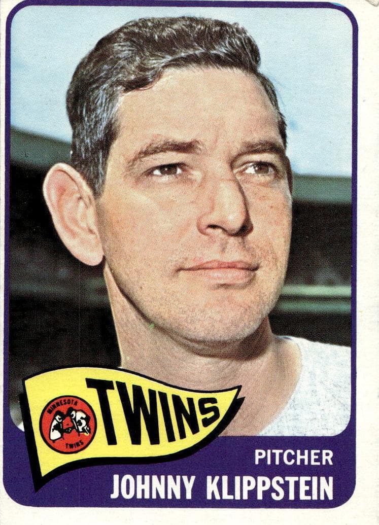 Johnny Klippstein 1965 topps Topps
