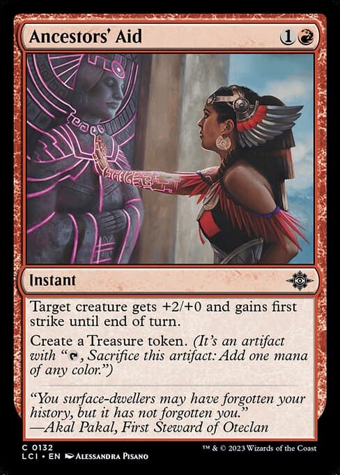 Ancestors' Aid 2023 Magic: The Gathering Lost Caverns of Ixalan