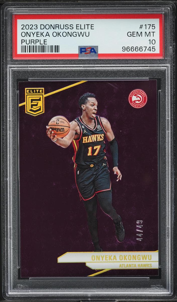 Onyeka Okongwu 2023 panini Donruss Elite