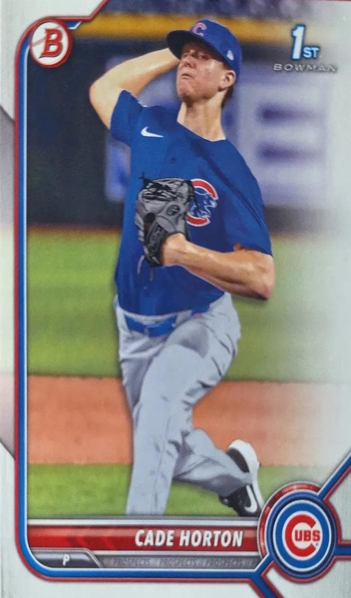 Cade Horton 2022 bowman Bowman Draft