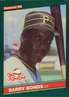 Barry Bonds 1986 panini