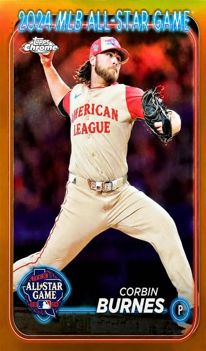 Corbin Burnes 2024 topps Topps Chrome Update
