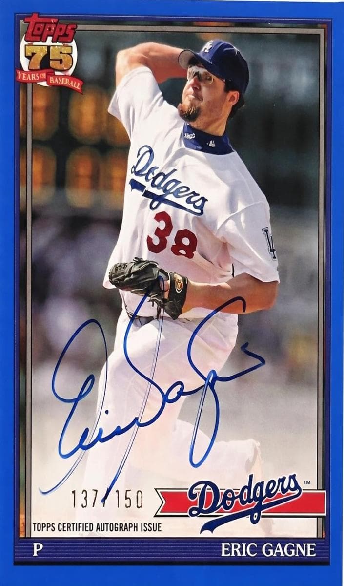Eric Gagne trading card