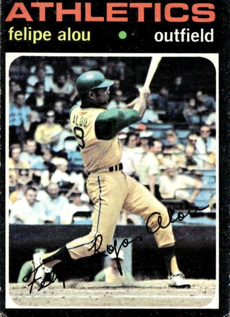 Felipe Alou 1971 topps Topps