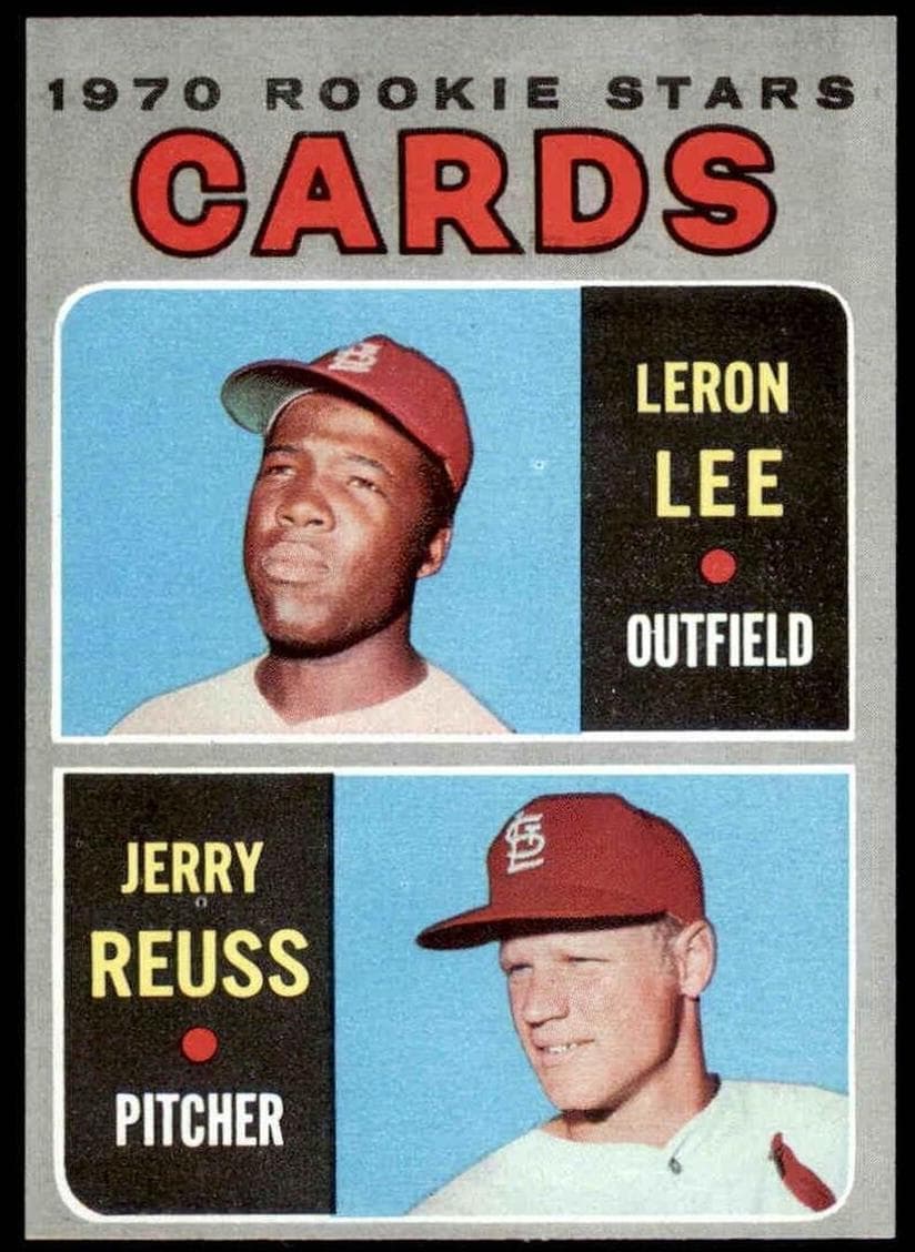 Cards 1970 Rookie Stars (Leron Lee / Jerry Reuss) #96