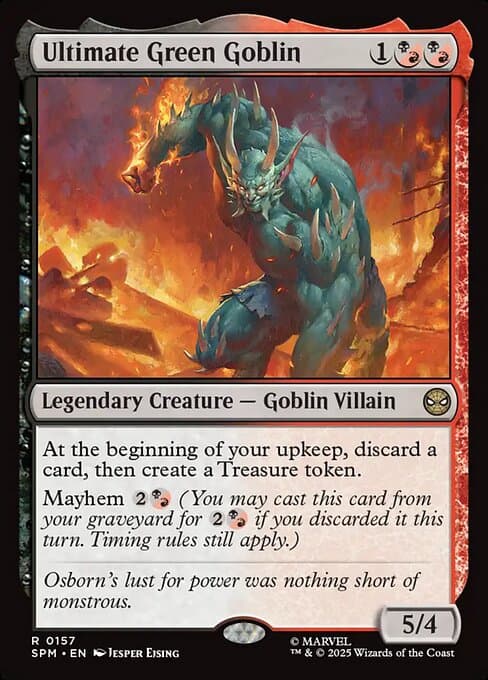 Ultimate Green Goblin 2025 Magic: The Gathering