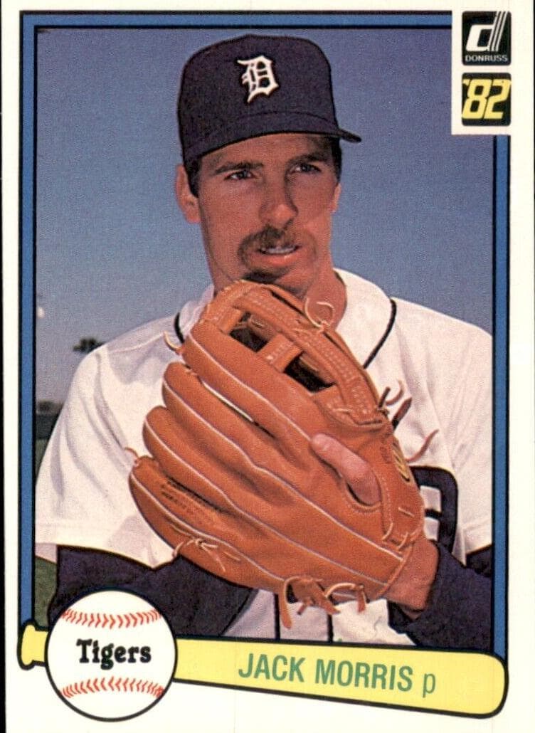 Jack Morris 1982 panini Donruss