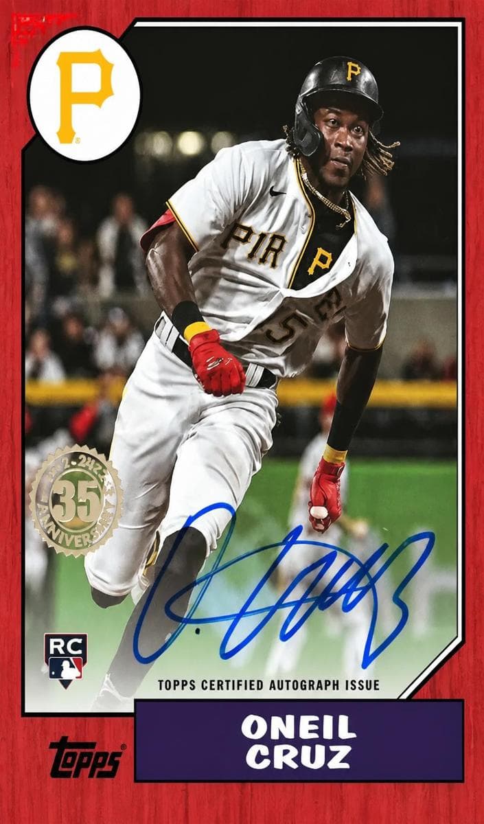 Oneil Cruz 2022 topps Topps Update