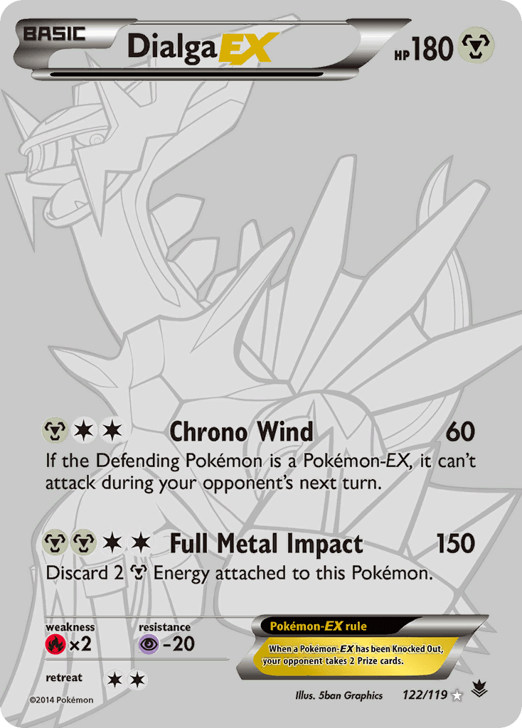 Dialga EX 2014 Pokemon