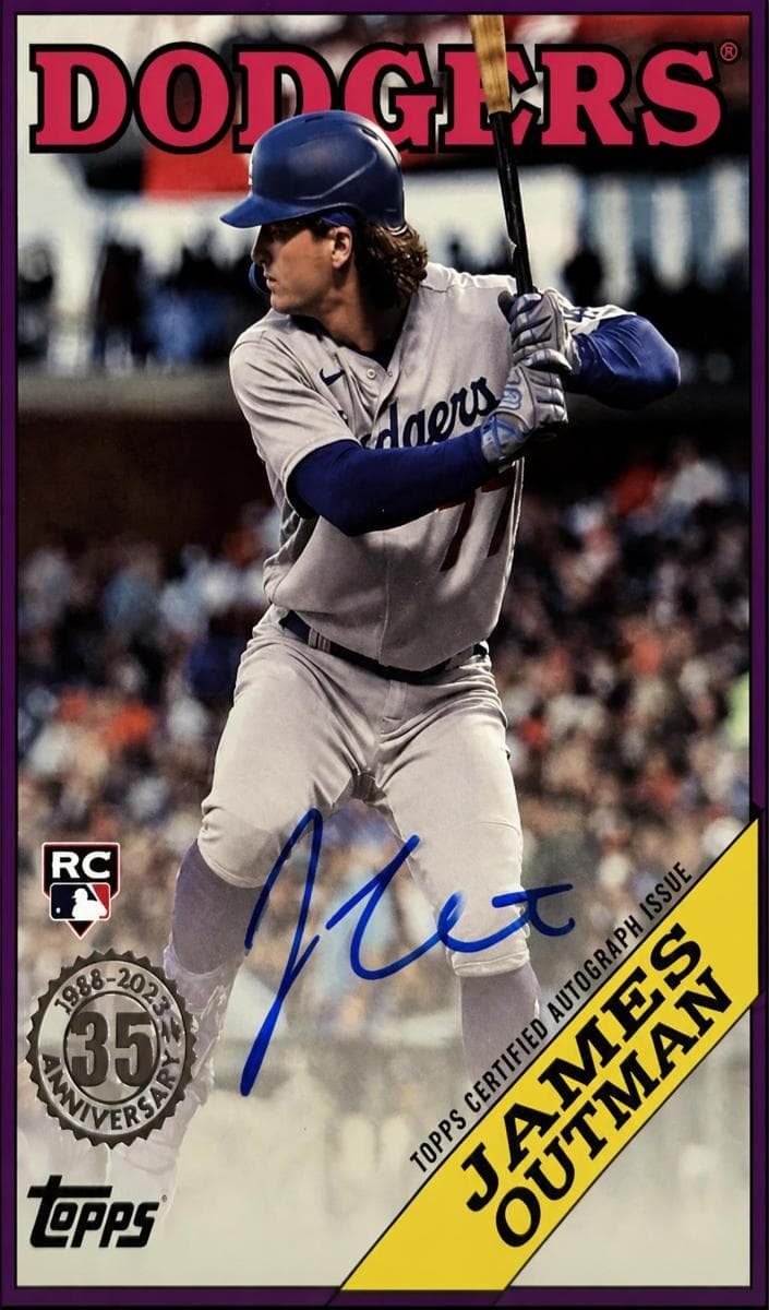 James Outman 2023 topps Topps