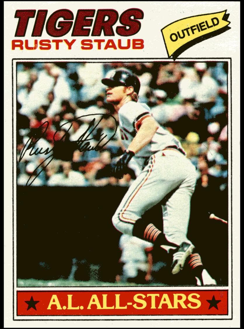 Rusty Staub 1977 topps