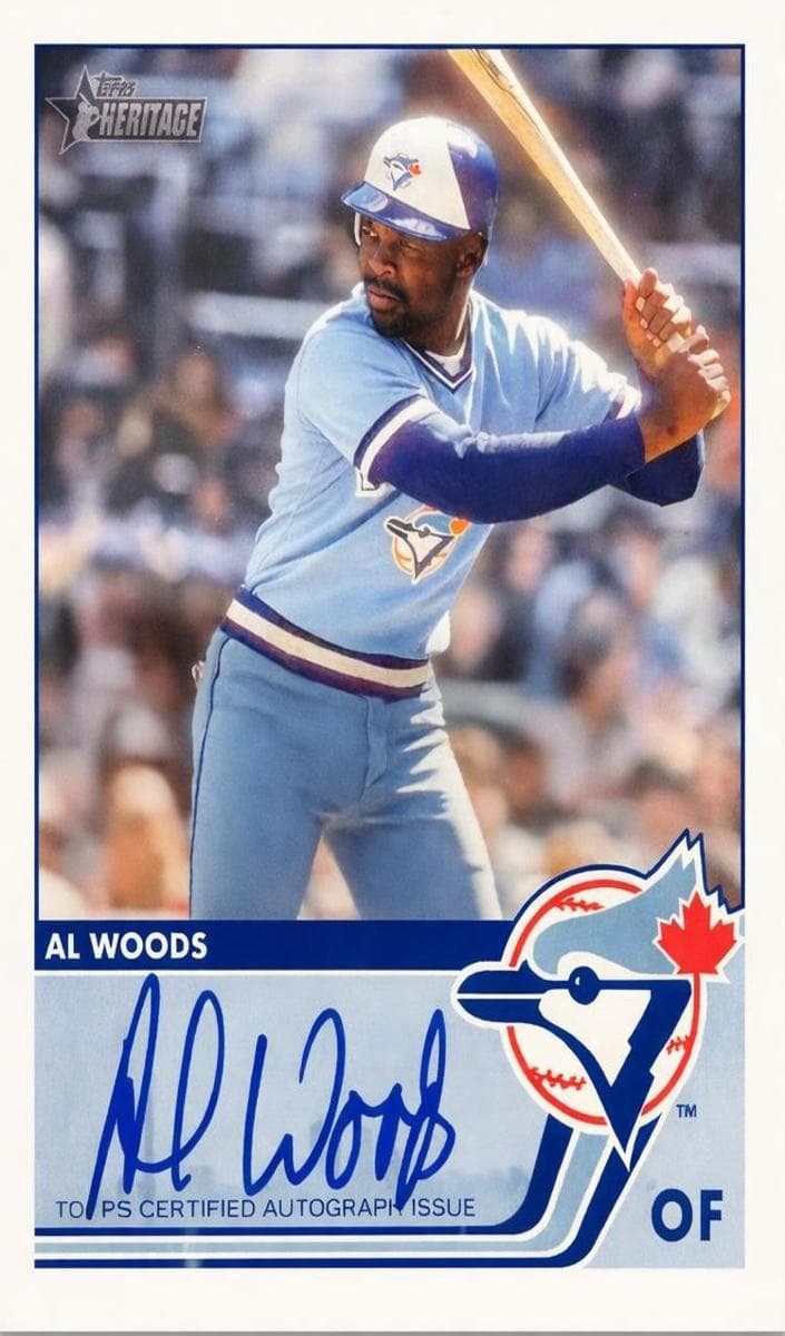 Al Woods trading card