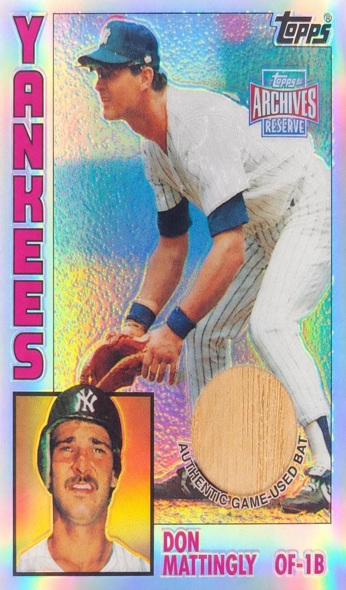 Don Mattingly 2001 topps