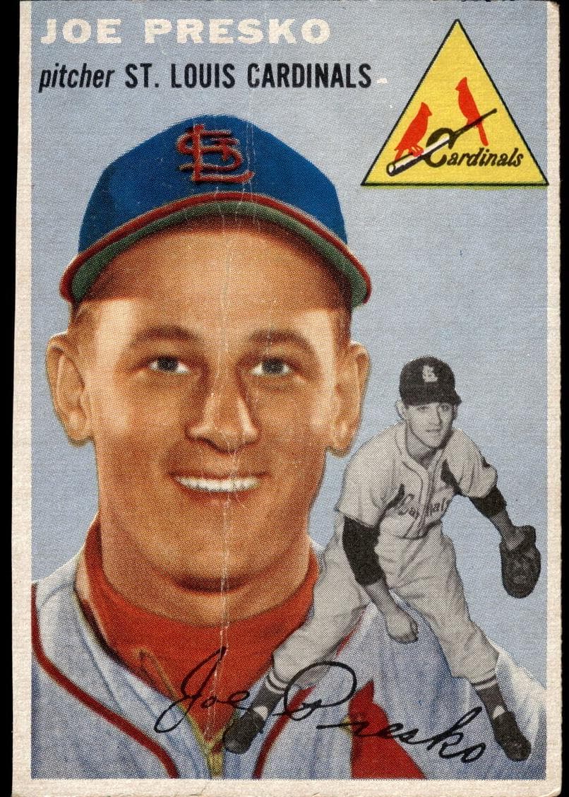 Joe Presko 1954 topps Topps