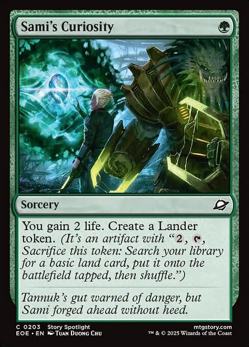 Sami's Curiosity 2025 Magic: The Gathering Edge of Eternities