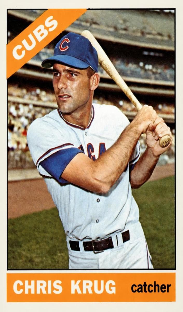 Chris Krug 1966 topps O-Pee-Chee